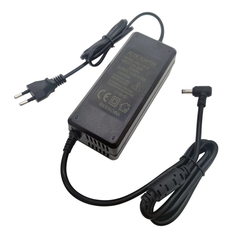 Bluejw 12.6V 10A/8A Battery Charger for 12V LiFePO4 Lithium-Ion Lead Acid Batteries - Fast Charging Adapter for Car, Scooter & Automobile - 12.6V 10 Amp Charger - Image 2